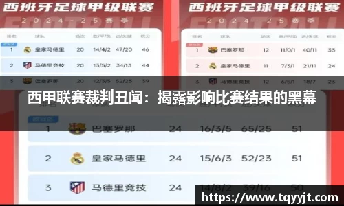 西甲联赛裁判丑闻：揭露影响比赛结果的黑幕